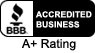 BBB Accredited Business - A+ Rating!